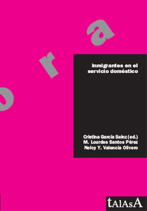 Inmigrantes en el servicio doméstico, de García Sainz | portada del libro