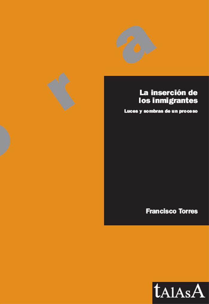 La inserción de los inmigrantes, de Torres Pérez | portada del libro