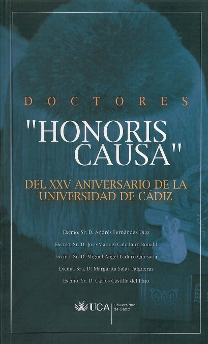 DOCTORES HONORIS CAUSA DEL XXV ANIVERSAR, de FERNANDEZ DIAZ | portada del libro