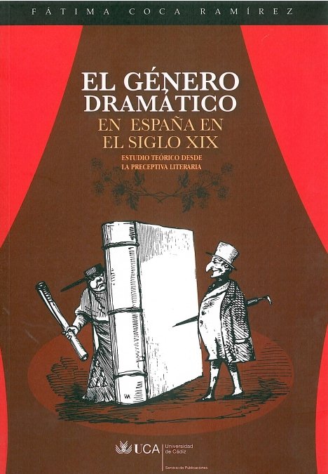 EL GéNERO DRAMáTICO, de COCA RAMíREZ | portada del libro