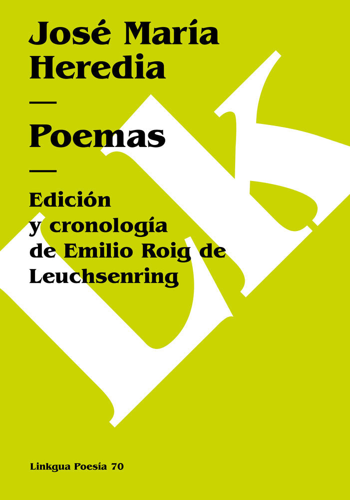 POEMAS DE JOSE MARIA HEREDIA, de Heredia, José María | portada del libro