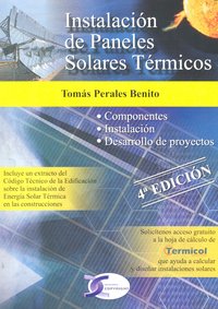 INSTALACION DE PANELES SOLARES TERMICOS 4ªED, de PERALES BENITO | portada del libro