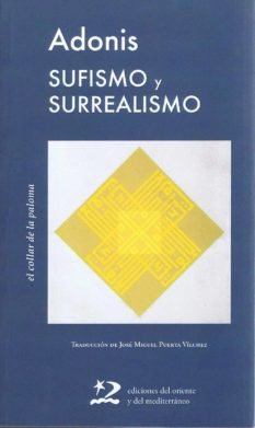 Sufismo y surrealismo, de Adonis | portada del libro