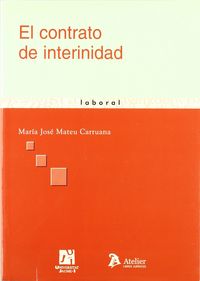 Contrato de interinidad, el., de Mateu Carruna | portada del libro