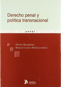 Derecho penal y politica transnacional, de Bacigalupo | portada del libro
