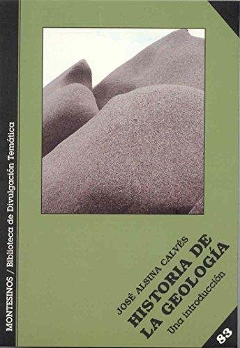 Historia de la geología, de Alsina Calvés, José | portada del libro