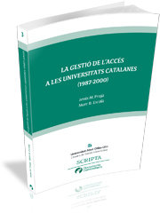 La gestió de l'accés a les universitats catalanes (1987-2000), de Prujà, Jesús M. | portada del libro