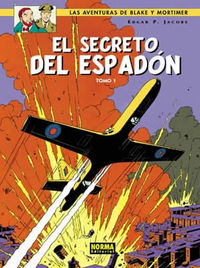 BLAKE Y MORTIMER 09. EL SECRETO DEL ESPADÓN (1ª PARTE) PERSECUCIÓN FANTÁSTICA, de Jacobs, Edgar P. | portada del libro