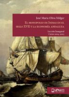 El monopolio de indias en el siglo XVII, de JOSE MARIA OLIVA MELGAR | portada del libro