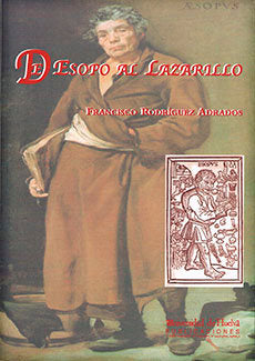 De Esopo al lazarillo, de Rodríguez Adrados | portada del libro
