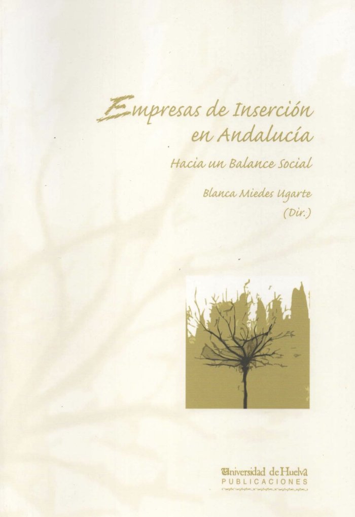 Empresas de Inserción en Andalucía, de Miedes Ugarte | portada del libro