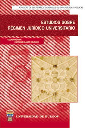 Estudios sobre régimen jurídico universitario., de Varios autores | portada del libro