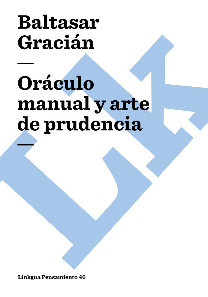 Oráculo manual y arte de prudencia, de Gracián, Baltasar | portada del libro
