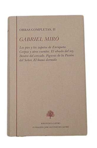 GABRIEL MIRO. OBRAS COMPLETAS II, de GABRIEL MIRó | portada del libro