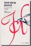 Vivir de la pluma, de Martínez Martín | portada del libro