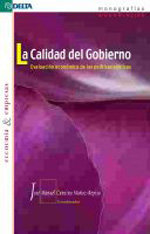 La calidad del gobierno, de Cansino Muñoz-Repiso, José Manuel | portada del libro