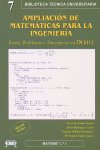 Ampliación de matemáticas para la ingenier¡a, de GALAN GARCIA | portada del libro