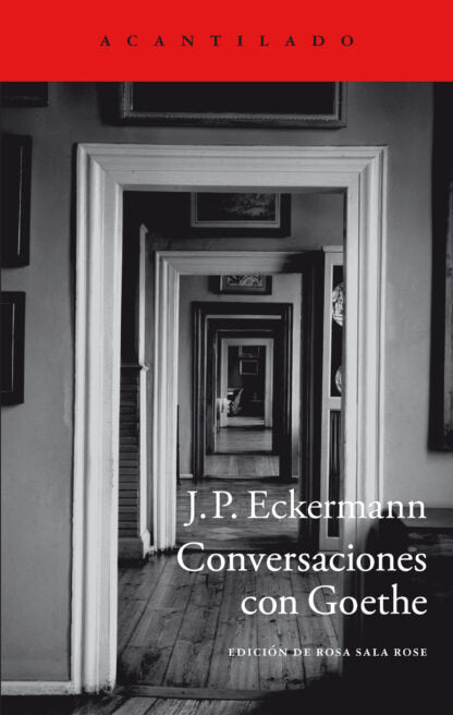 Conversaciones con Goethe, de Eckermann, J.P. | portada del libro