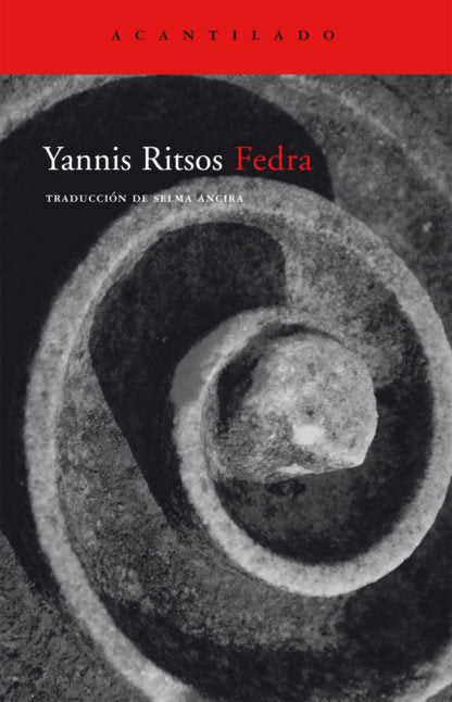 Fedra, de Ritsos, Yannis | portada del libro