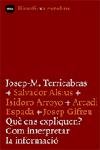 Què ens expliquen?, de Terricabras | portada del libro