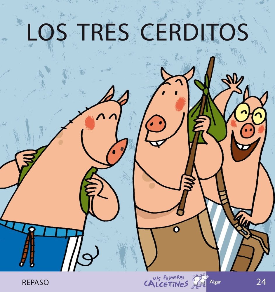 TRES CERDITOS, LOS - LETRA IMPRENTA, de Soler Cobo | portada del libro