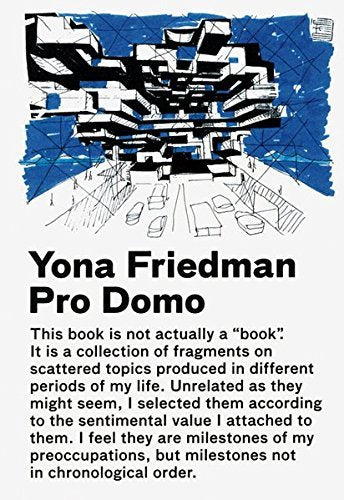 PRO DOMO (INGLES), de YONA FRIEDMAN | portada del libro