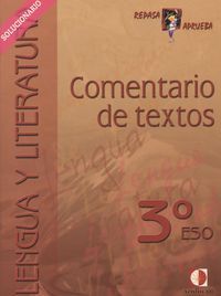 Repasa y aprueba, comentario de textos, 3 ESO. Libro del profesor, de Sánchez Pérez | portada del libro