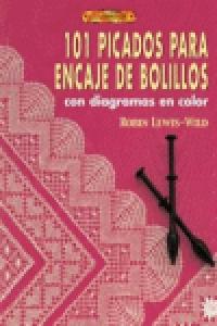 101 PICADOS PARA ENCAJE DE BOLILLOS, de LEWIS WILD | portada del libro
