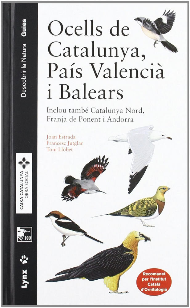 OCELLS DE CATALUNYA, PAIS VALENCIA I BALEARS, de ESTRADA BONELL | portada del libro