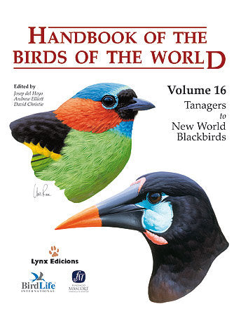 Handbook of the Birds of the World. Vol.16, de Varios autores | portada del libro