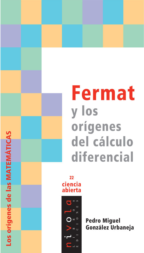 FERMAT y los orígenes del cálculo diferencial, de González Urbaneja | portada del libro