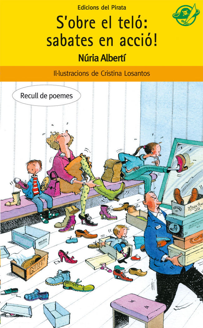 S'obre el teló: sabates en acció! Llibre de poemes per a 8 anys, de Albertí Martínez de Velasco, Núria | portada del libro
