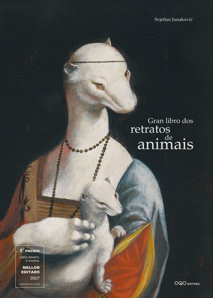 Gran libro dos retratos de animais, de JUNAKOVIC | portada del libro