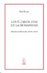 Los últimos días de la Humanidad, de Kovacsics, Adan | portada del libro