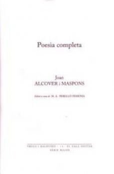 Poesia completa, de Alcover, Joan | portada del libro
