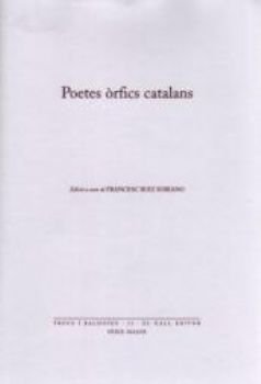 Poetes ?rfics catalans, de Ruiz Soriano, Francesc | portada del libro