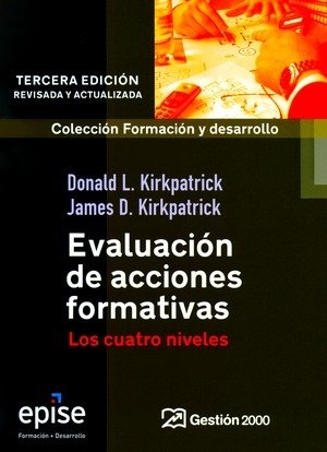 Evaluación de acciones formativas, de Kirkpatrick | portada del libro