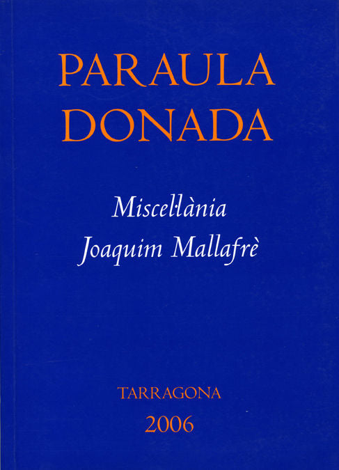 Paraula donada, de Varios autores | portada del libro