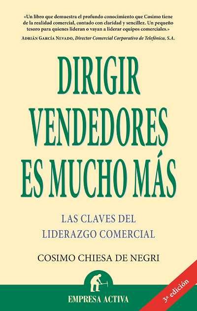 Dirigir vendedores es mucho más, de Chiesa de Negri, Cosimo | portada del libro