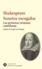 SHAKESPEARE SONETOS ESCOGIDOS, de William Shakespeare | portada del libro