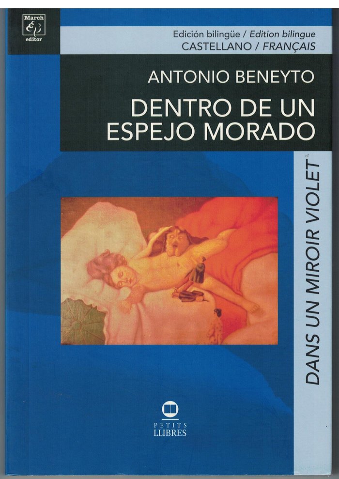DENTRO DE UN ESPEJO MORADO, de Beneyto Senabre, Antonio | portada del libro