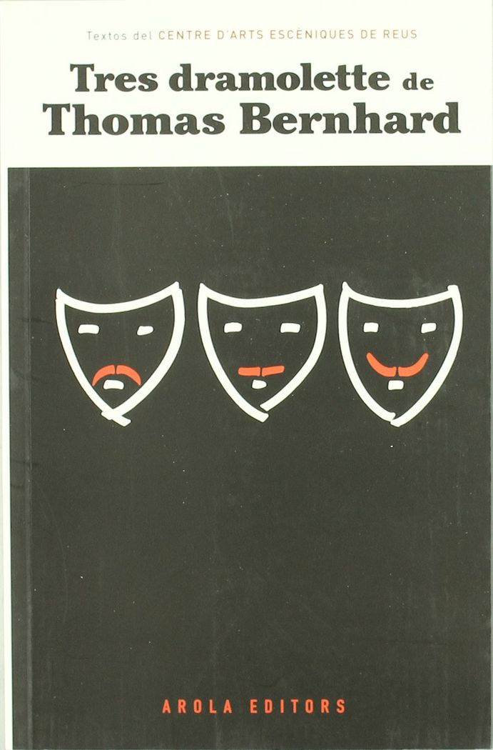 Tres dramolette, de Bernhard | portada del libro