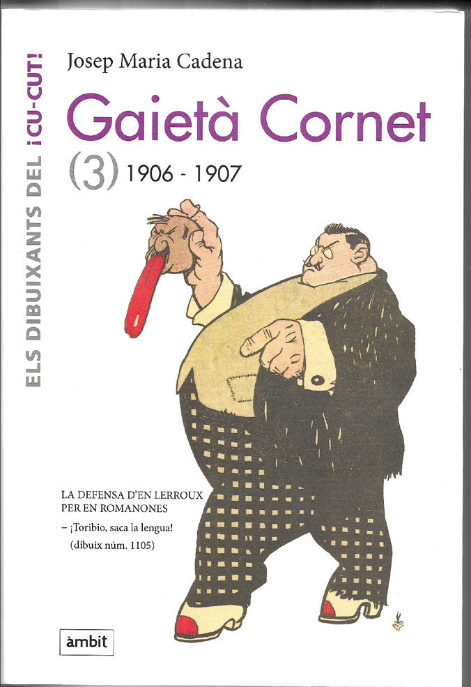 GAIETA CORNET VOL. 3 (1906-1907), de CADENA, JOSEP MARIA | portada del libro
