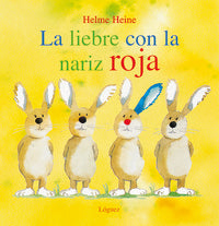 La liebre con la nariz roja, de Heine, Helme | portada del libro
