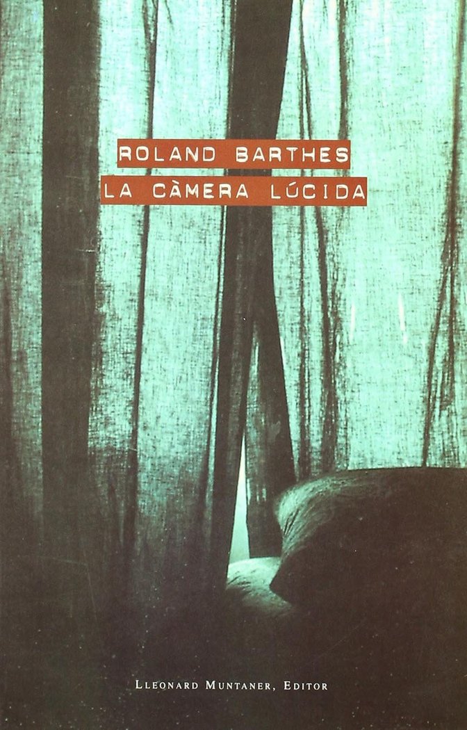 La càmera lúcida, de Barthes | portada del libro