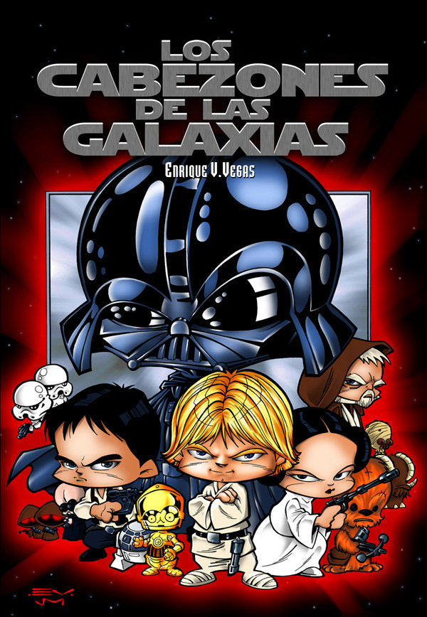 Los cabezones de la galaxia, de Enrique V.Vegas | portada del libro