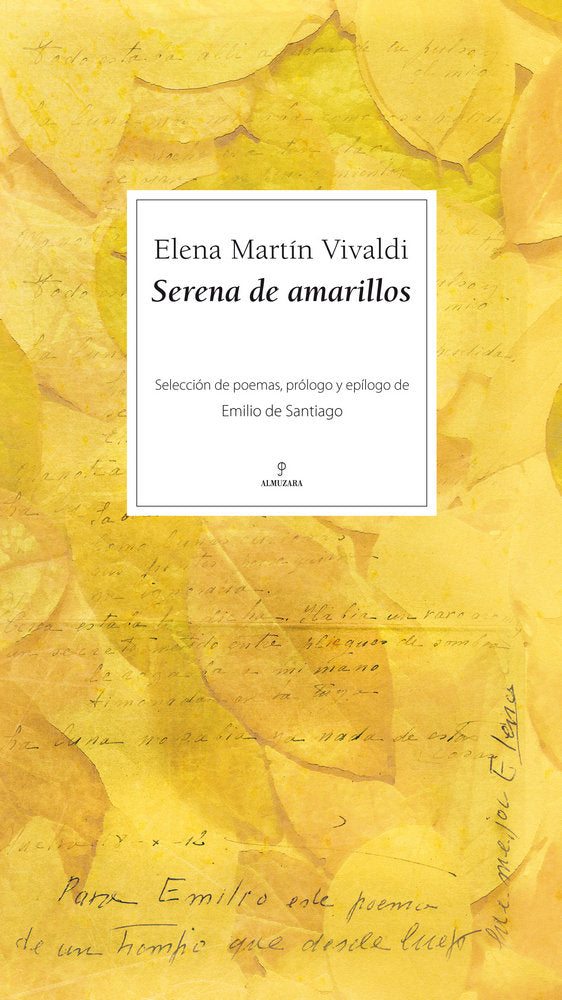 SERENA DE AMARILLOS, de de Santiago Simón | portada del libro
