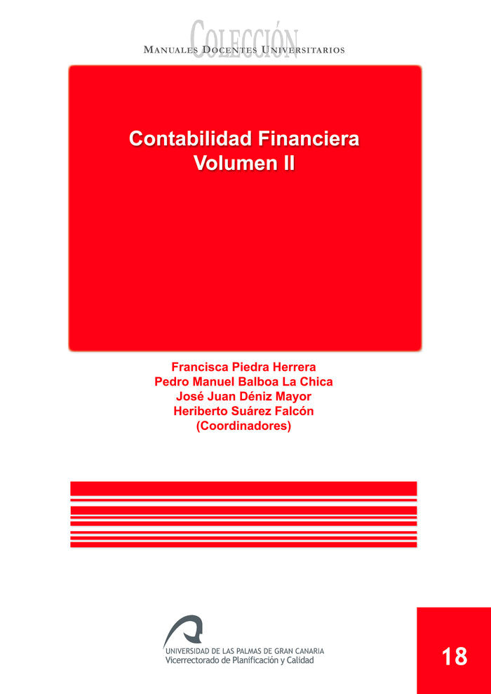 Contabilidad Financiera Volumen II, de AA.VV. | portada del libro