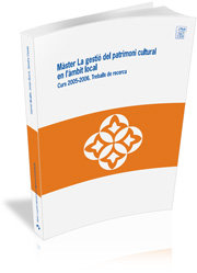 Màster La gestió del patrimoni cultural en l'àmbit local | portada del libro