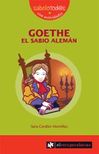 GOETHE el sabio alemán, de Sara Cordón Hornillos | portada del libro